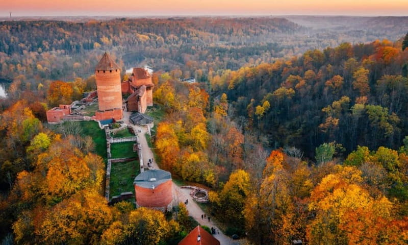 Day trip Riga - Sigulda, the 'Switzerland of Latvia' - Sigulda Medieval Castle ruins: climb, walk walls, and spot weapons
