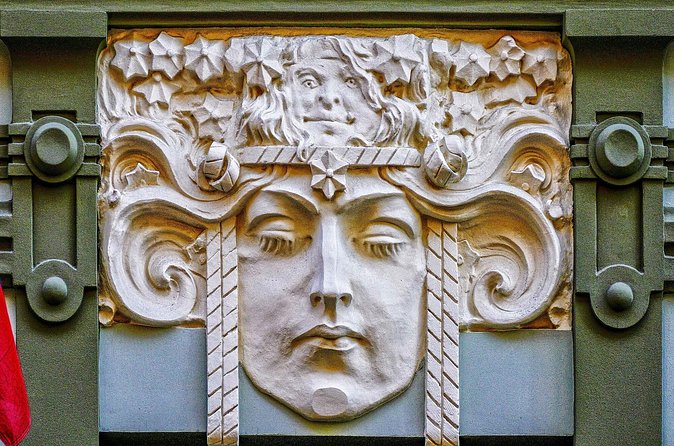 Explore Riga's Art Nouveau district with a Local - City Canal Parks and Gardens, Plus a Classic Lovers Meeting Spot