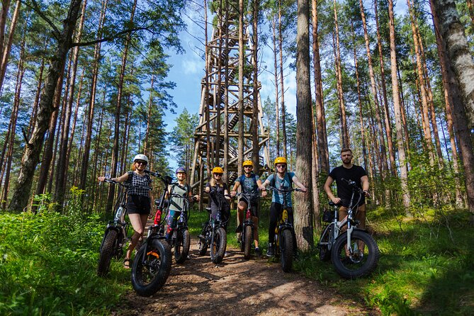 Guided Ebike Tour on Forest Roads and Trails Near Riga - The Ebikes and Helmets, How the Ride Actually Feels