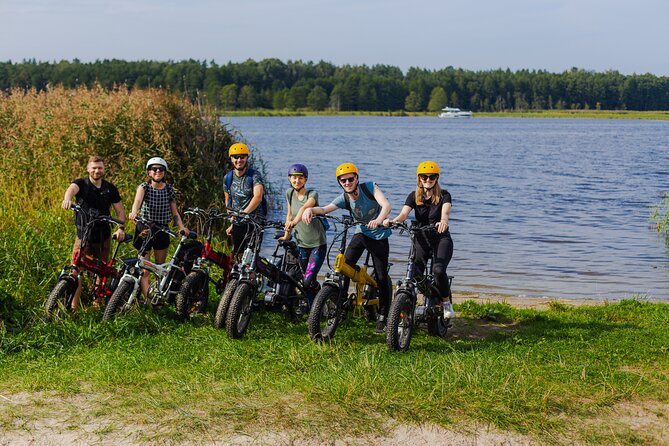 Guided Ebike Tour on Forest Roads and Trails Near Riga - Pine Forest, Bullupe and Lielupe Rivers, and the White Dune Stop