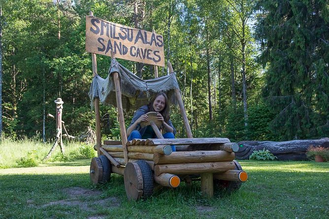 Kuldiga & Countryside Tour - Riezupes Smilsu Alas and the Siezupe sand caves: the one ticketed finale
