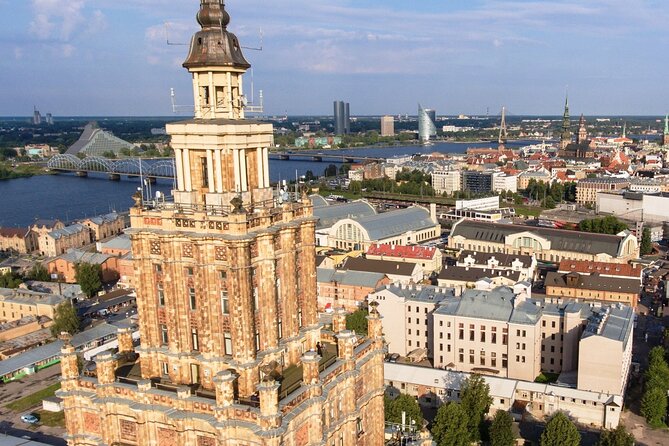 Panorama Riga top view of Riga City - Panorama Riga: a 65 meter circular terrace near the heart of Riga