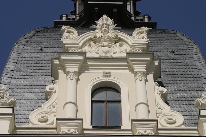 Private Riga Art Nouveau Tour - Ministry of Economics building: eclectic decorativism and conservation