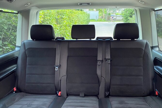 Riga Airport Private Transfer - private group 1 to 8 pax - In-car comfort: water, WiFi, and phone charging