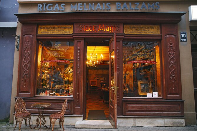 Riga Black Balsam XO Tasting Exclusive Flavor in Limited Edition - Inside Black Magic Bar: the alchemist-style 18th-century interior