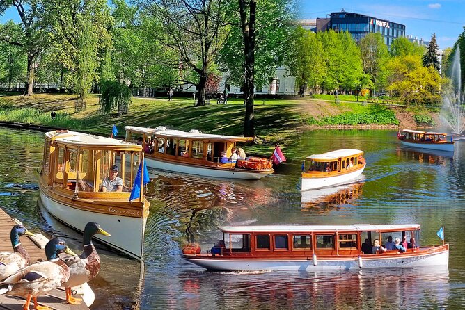 Riga City Canal & Daugava River Premium Boat Tour with Audioguide - Price and value at about $20.11 per person