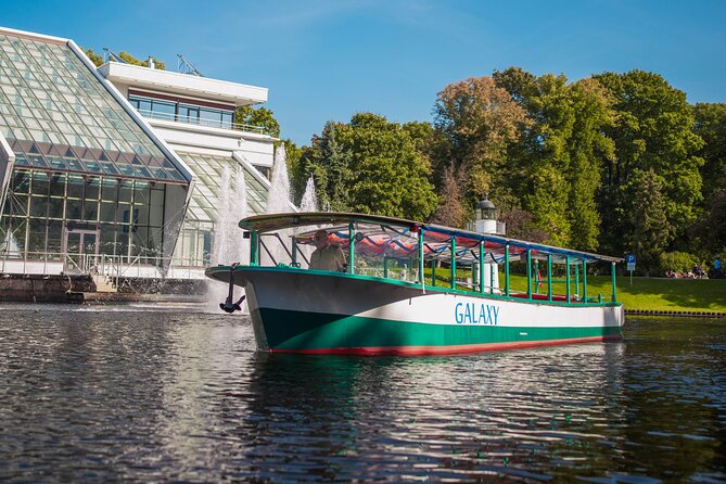 Riga Sightseeing Tour by Canal Boat with Audioguide - Old Town River Panorama on the Daugava, Including St. Peters and Dome Cathedral