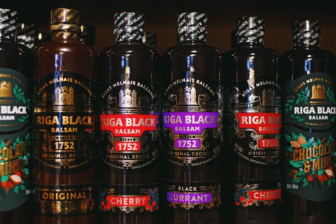 Shared Activity Riga Black Balsam 18th Century Degustation - Your Flight of Riga Black Balsam Variations (Plus Honey Brandy)