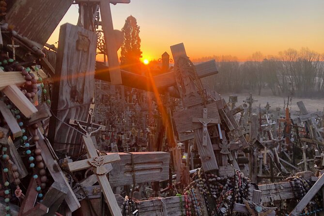 Sunrise at the Hill of Crosses - 2 countries in 1 day - Why Kryziu Kalnas Hits in the First Light