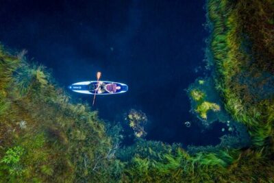 Sunrise or sunset SUP/kayak Adventure in the bog from Riga